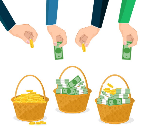 How are recovered funds distributed among creditors in the event of bankruptcy in Belgium