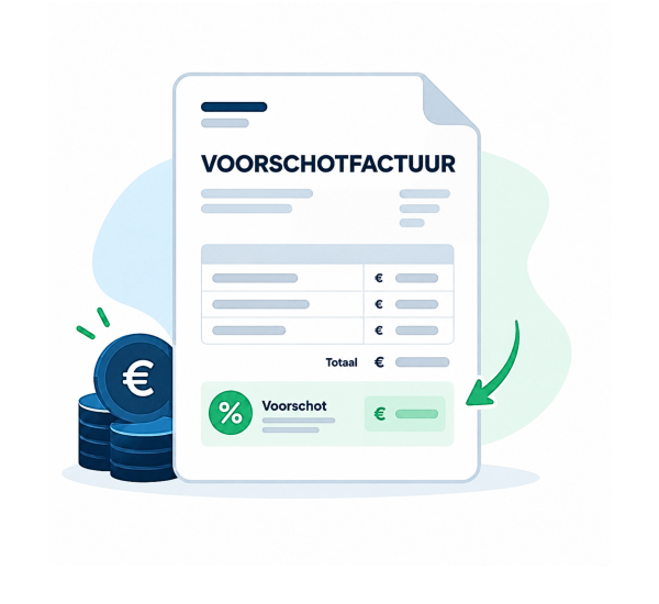 Voorschotfactuur Unpaid